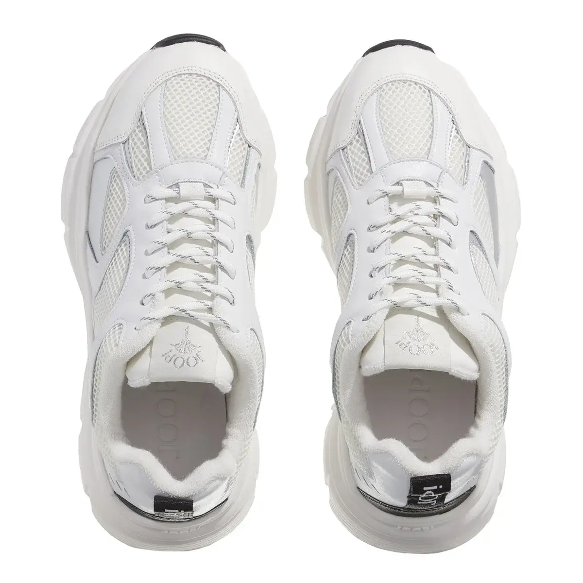 Sportliche weiße Mesh-Sneaker