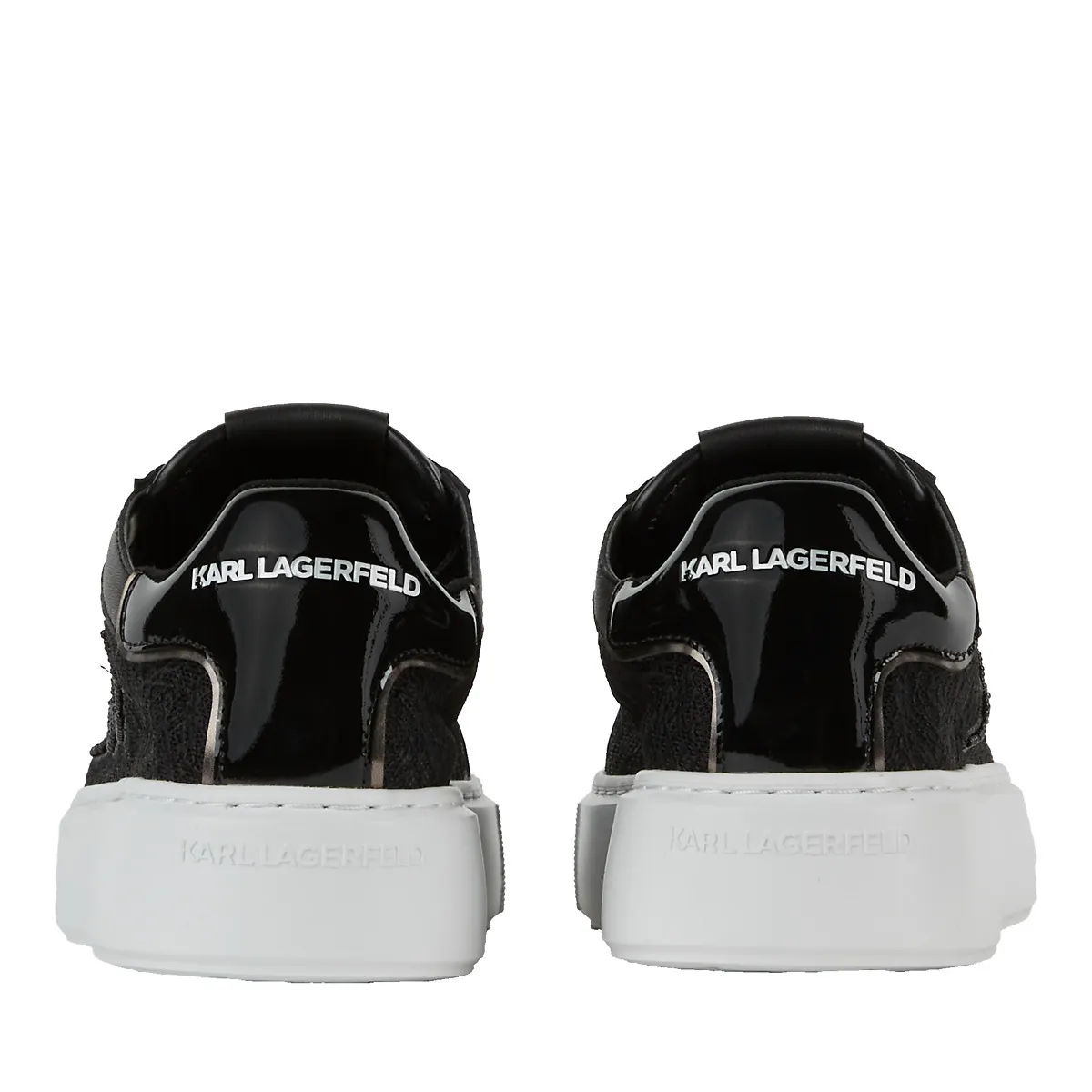 Karl Lagerfeld Schwarze Plateausneakers