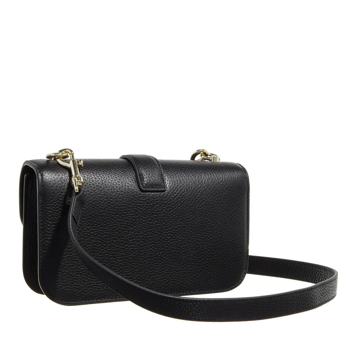 Elegante Leder-Umhängetasche mit Klappe