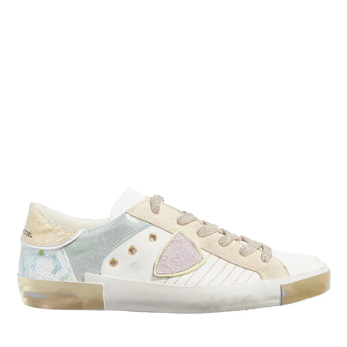Low-Top Sneaker mit verschiedenen Mustern