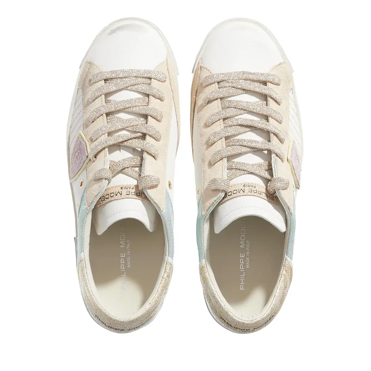 Low-Top Sneaker mit verschiedenen Mustern