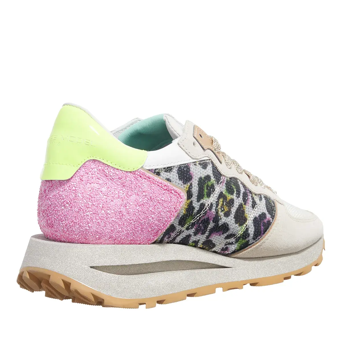 Damenmode Sneaker mit Leopardenmuster