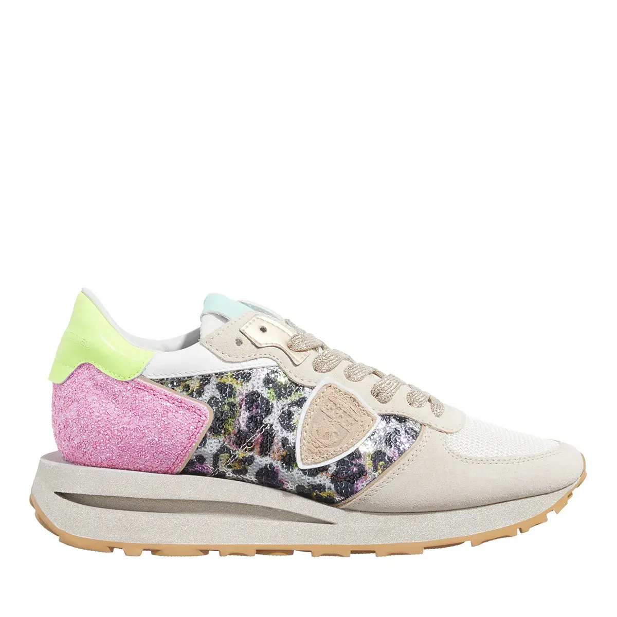 Damenmode Sneaker mit Leopardenmuster