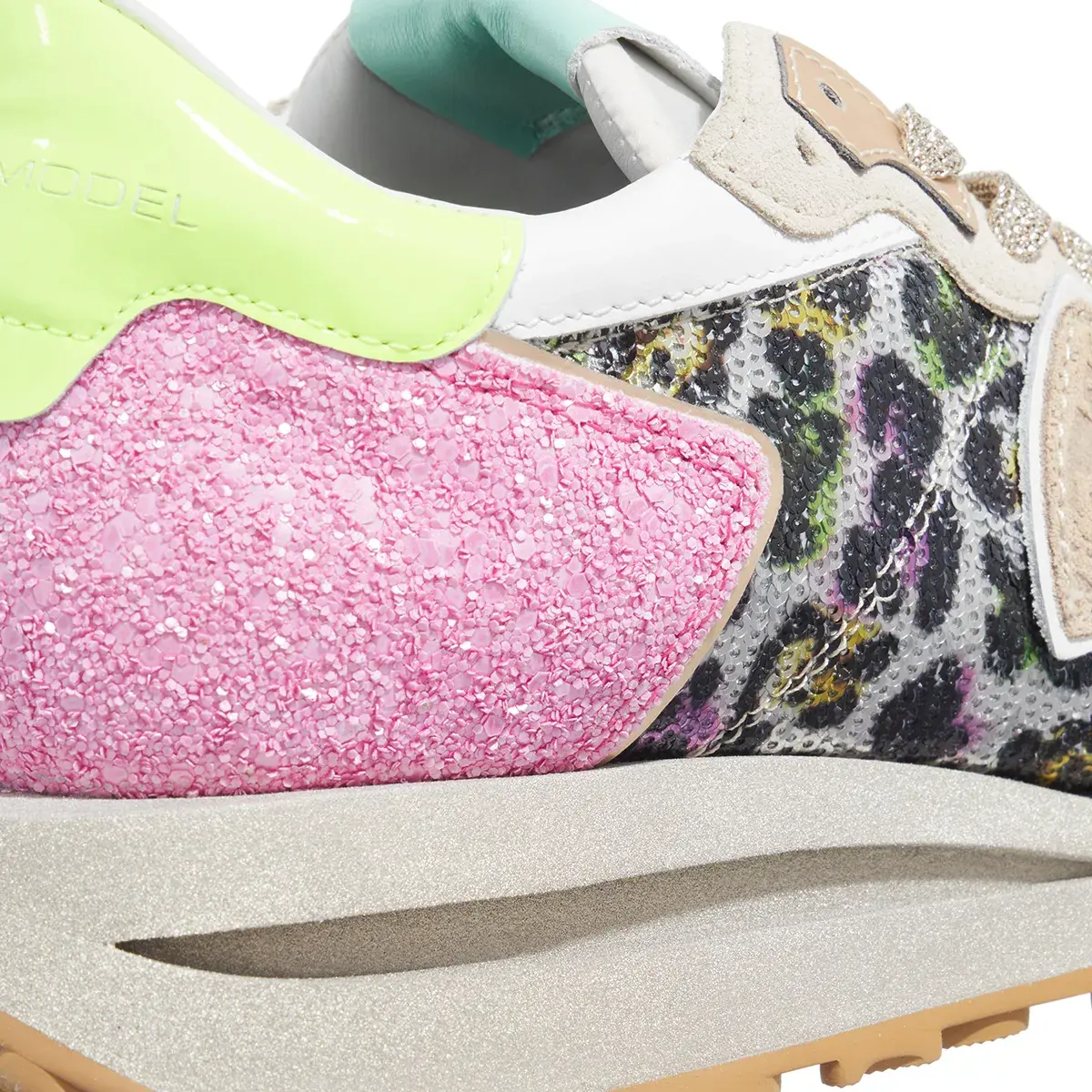 Damenmode Sneaker mit Leopardenmuster
