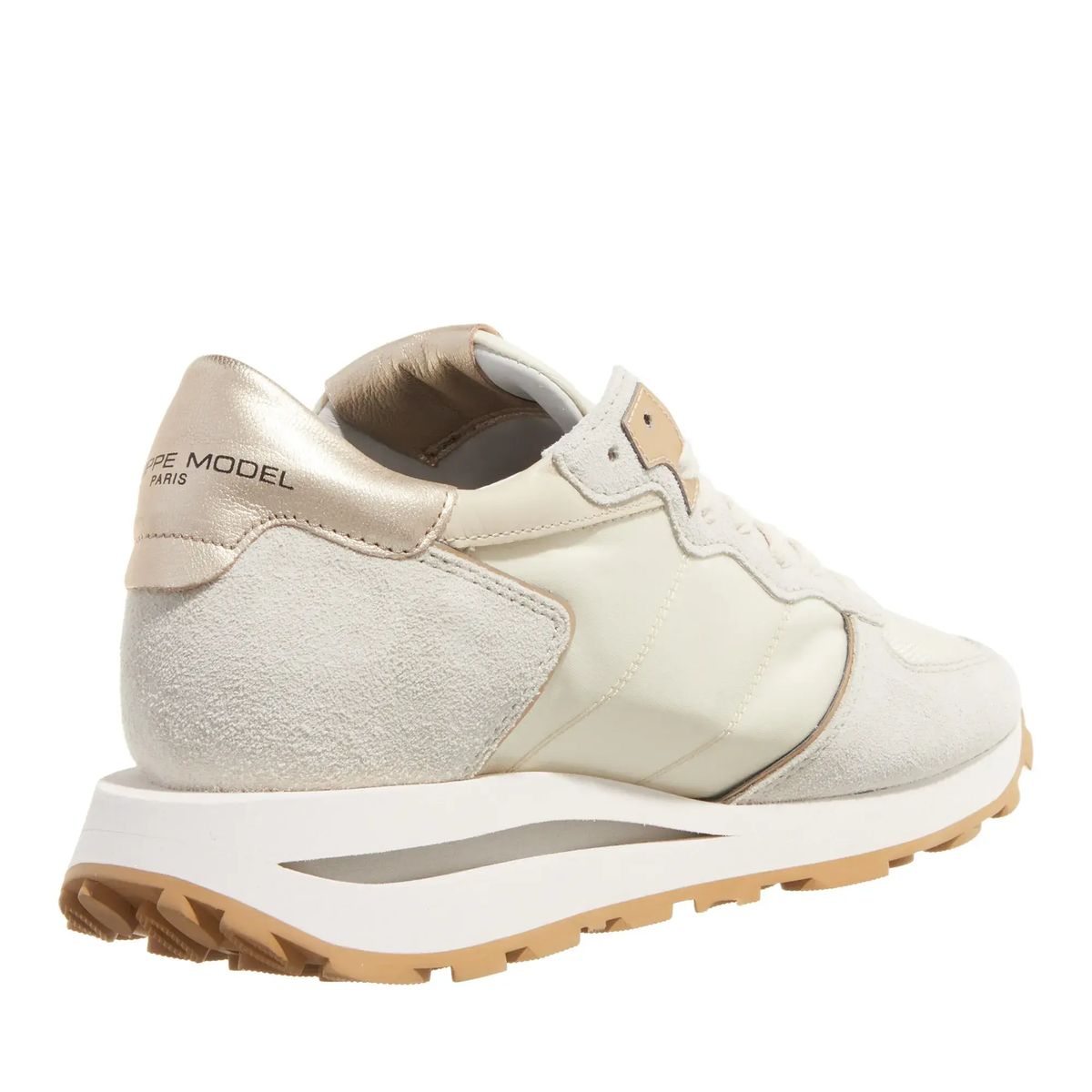 Beige Low-Top Mode-Sneakers