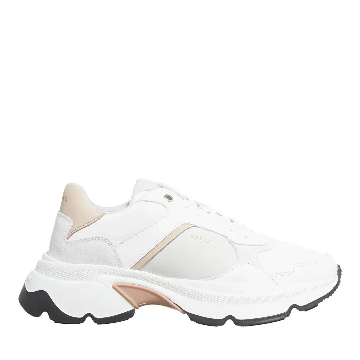 Klobige Low-Top-Sneakers aus Leder
