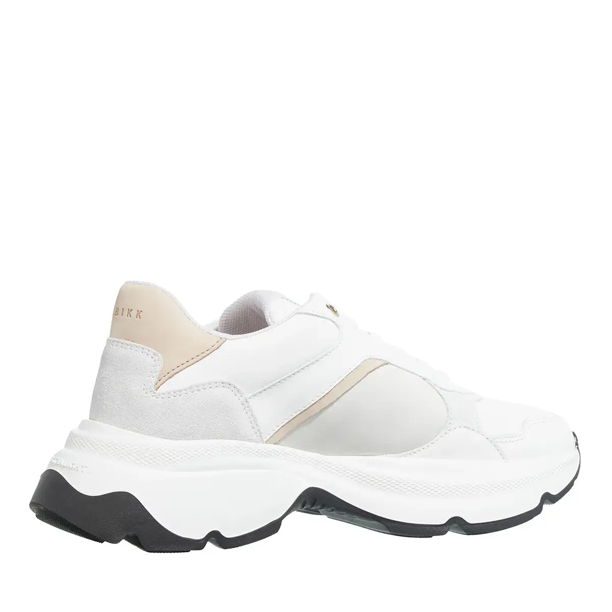 Klobige Low-Top-Sneakers aus Leder