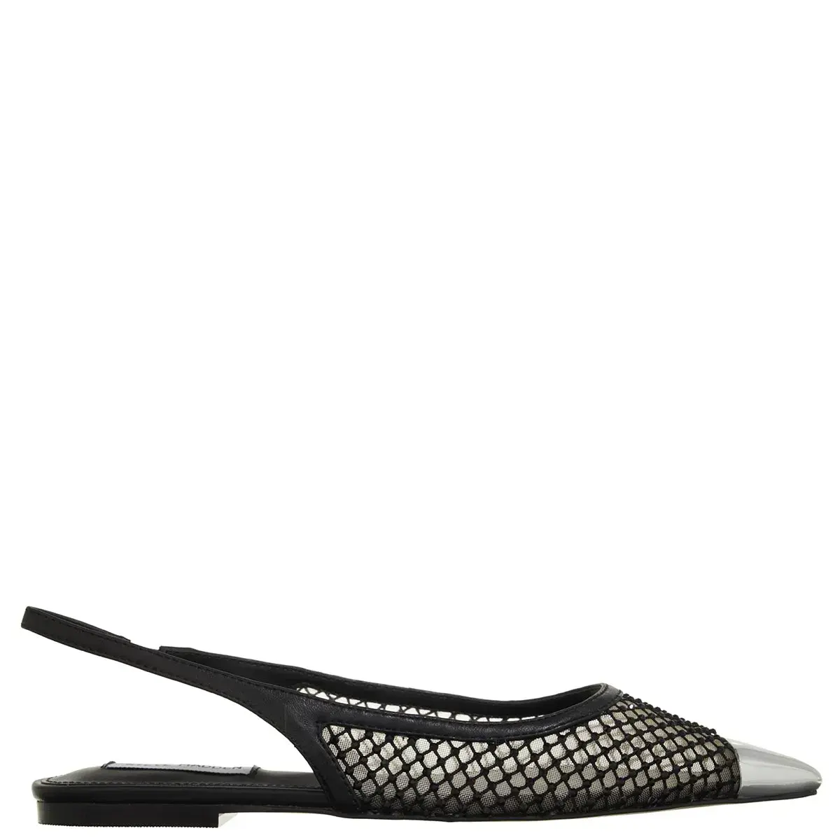 Elegante Mesh Slingback Ballerinas