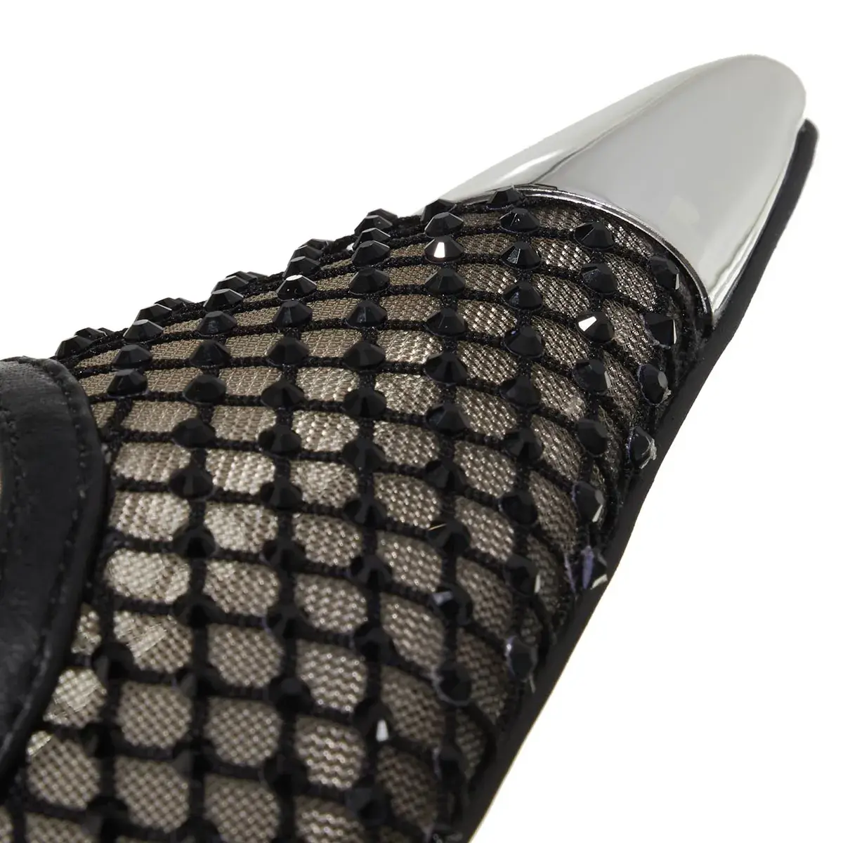 Elegante Mesh Slingback Ballerinas