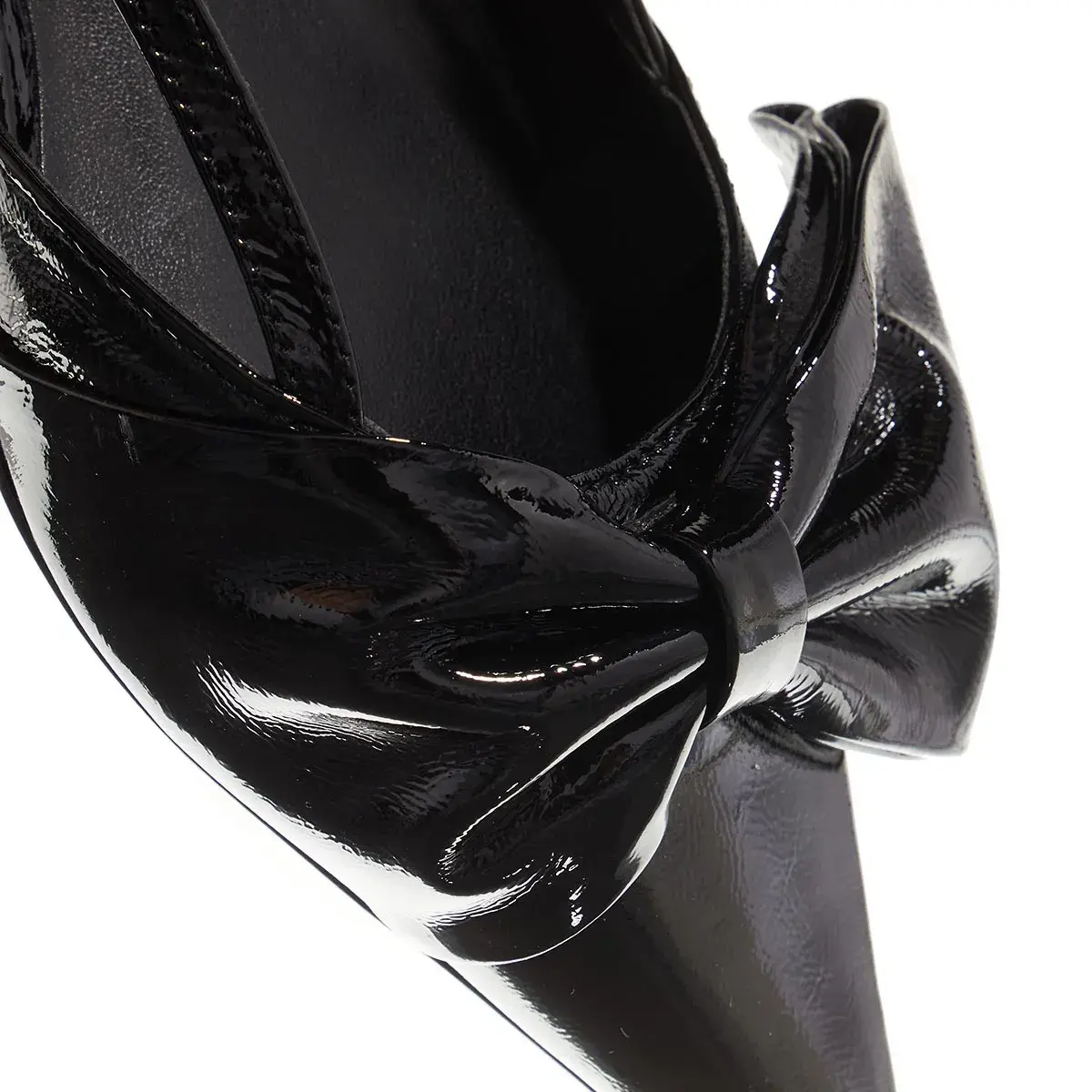 Lack Slingpumps mit spitzer Zehenpartie