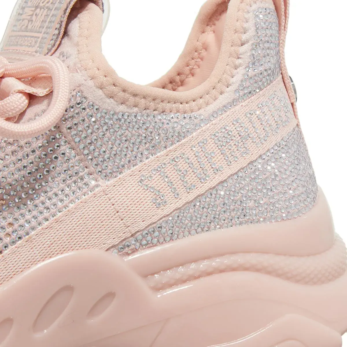 Strassverzierte Plateau-Sneakers