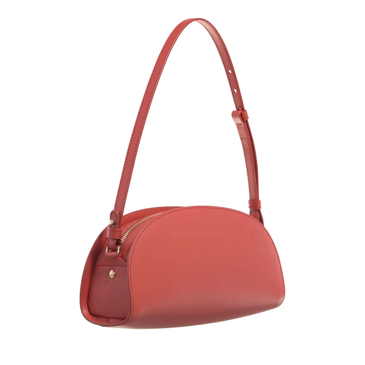 Demi-Lune Glattleder Schultertasche