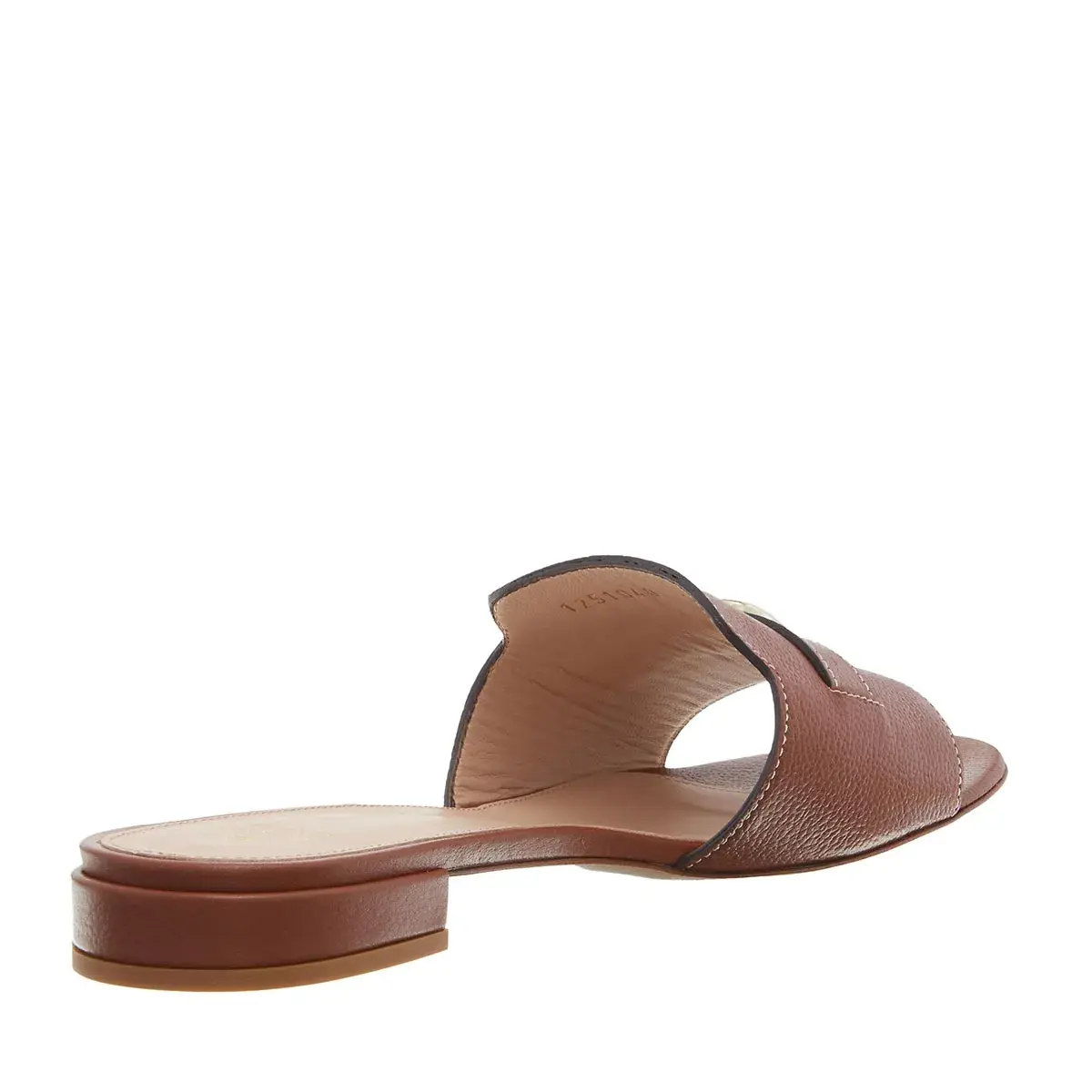 Minimalistische Ledersandalette