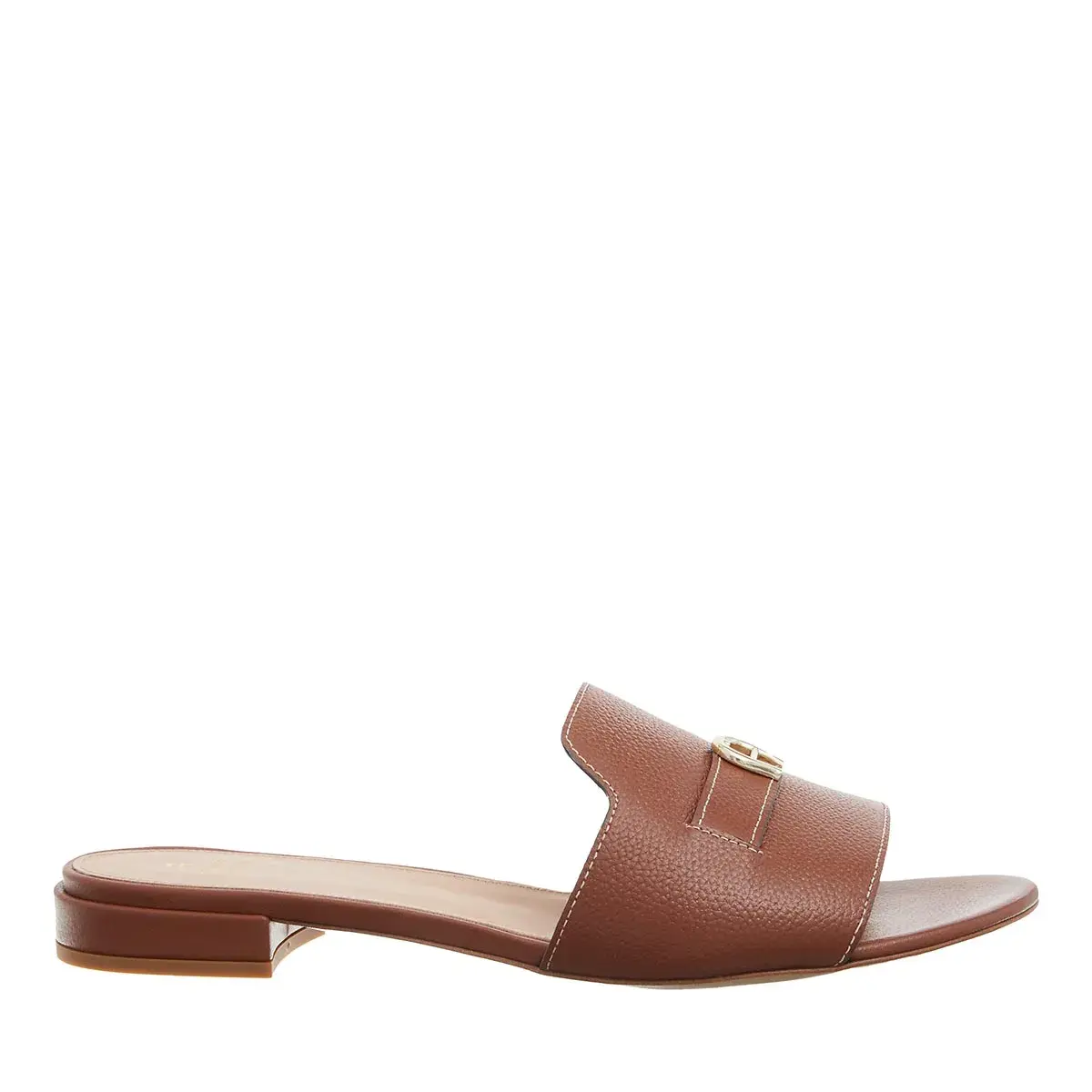 Minimalistische Ledersandalette