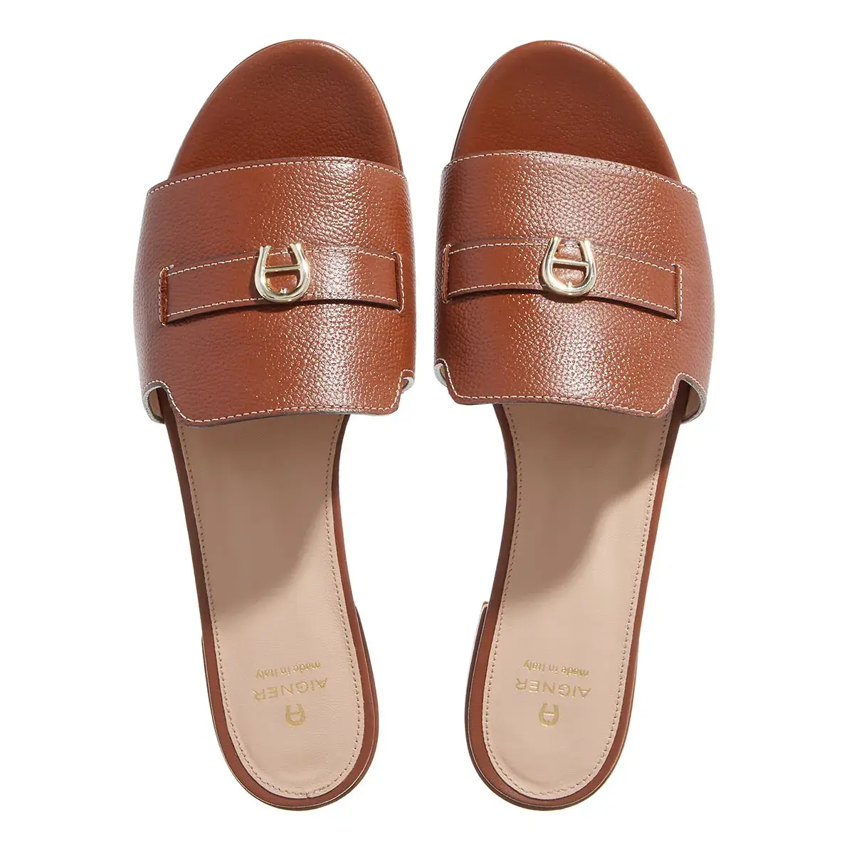 Minimalistische Ledersandalette