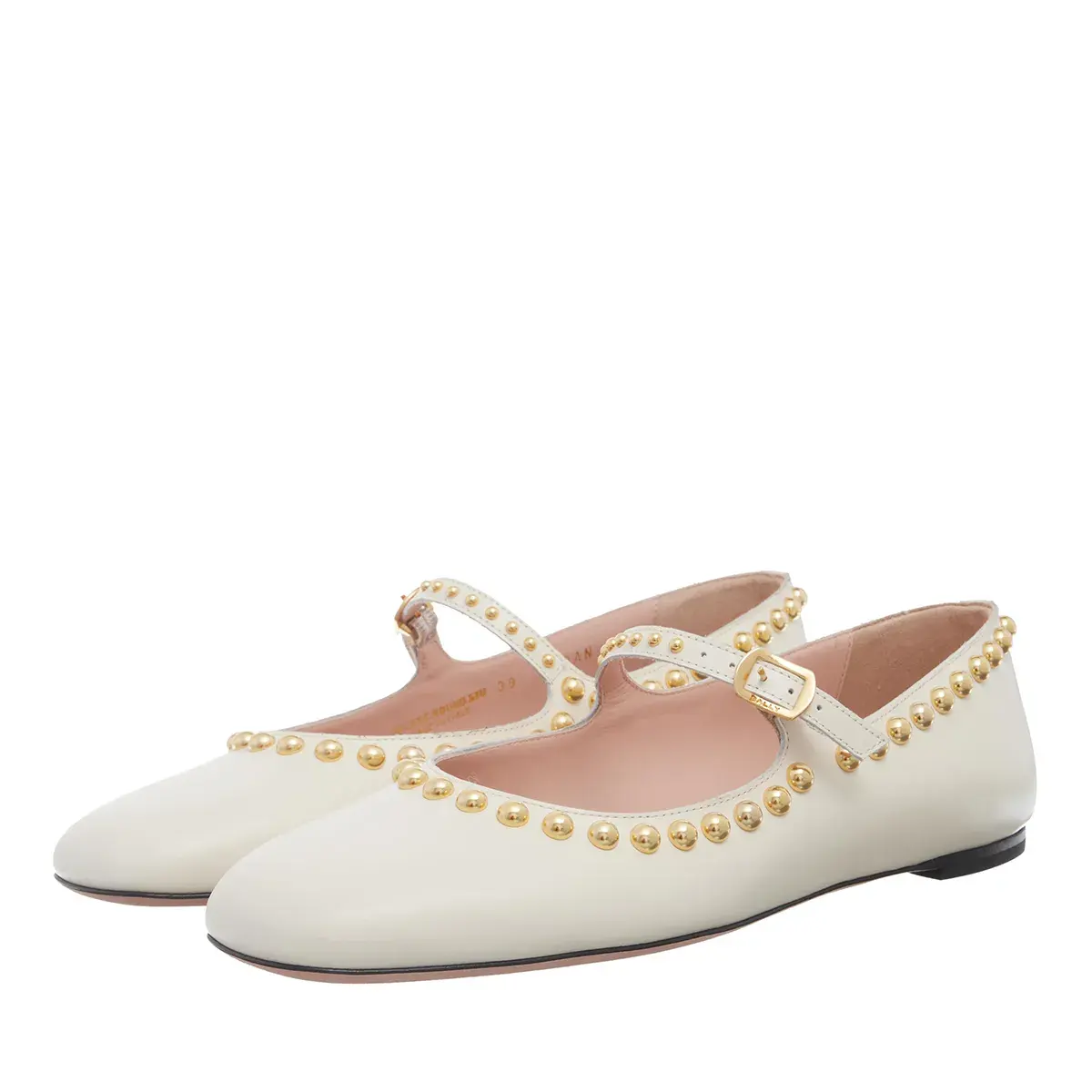 Mary Jane Ballerinas mit Nieten