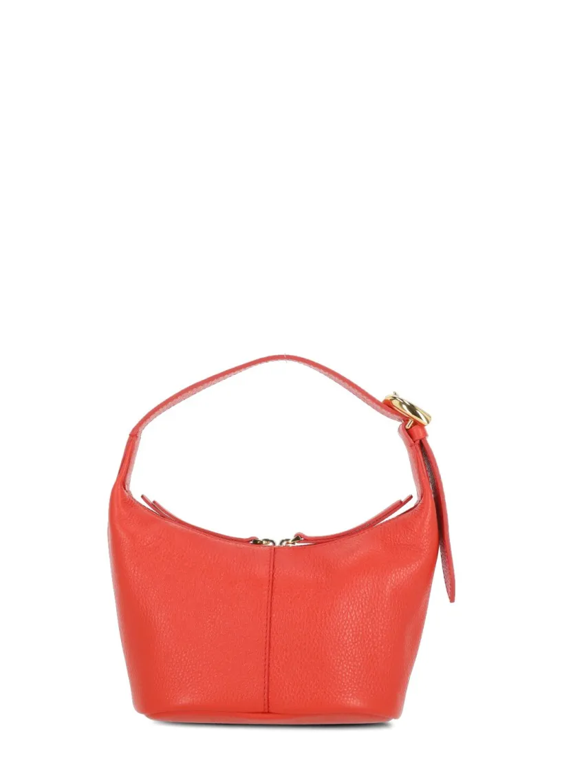 Lebhafte Leder Hobo-Tasche mit Griff