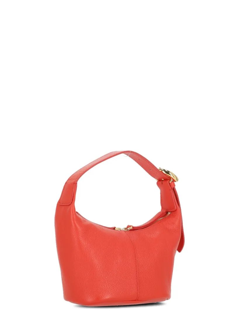 Lebhafte Leder Hobo-Tasche mit Griff