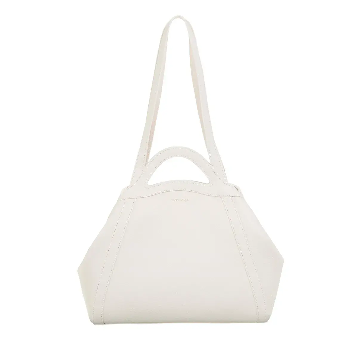 Minimalistische Ledertasche mit Henkeln