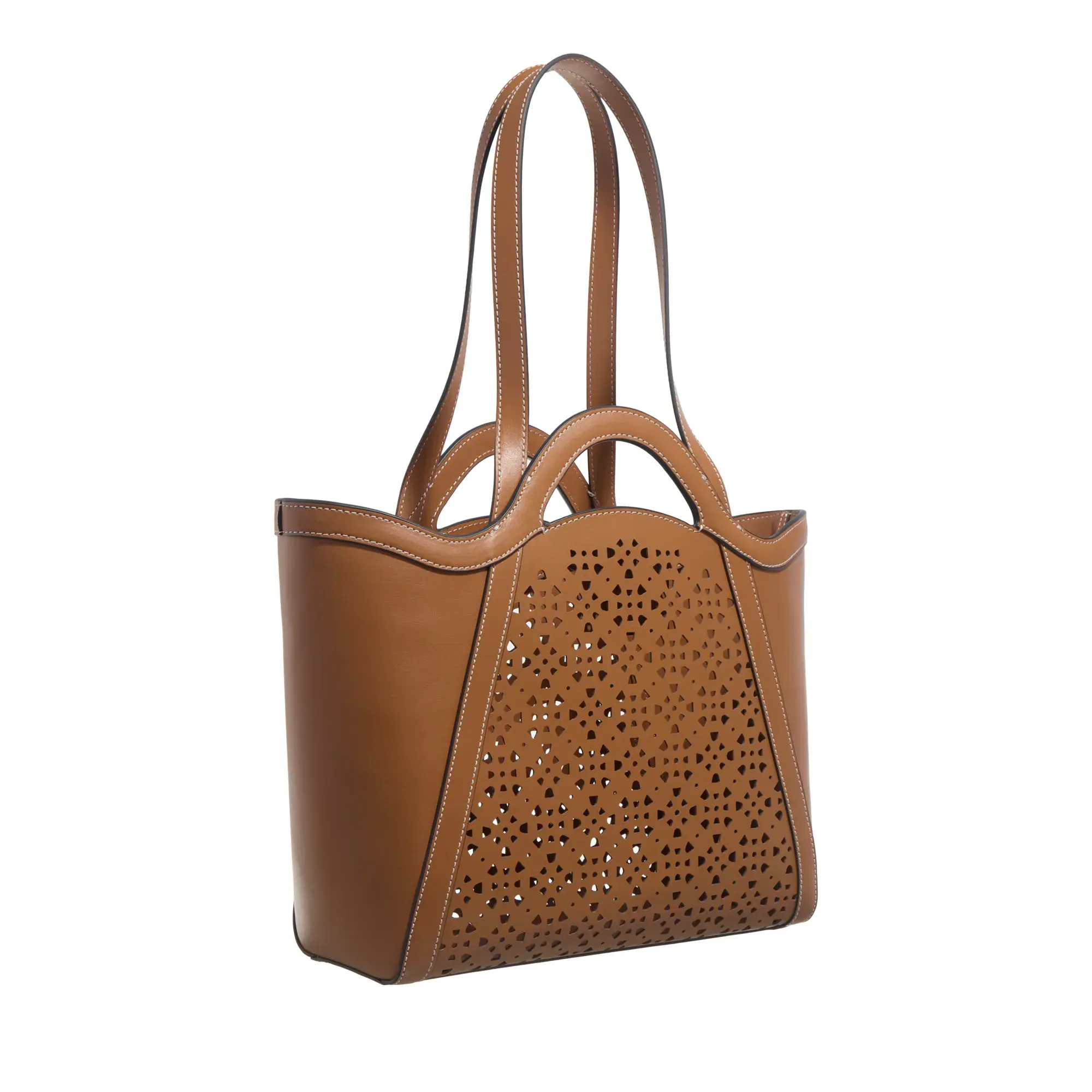 Lasercut-Leder-Tragetasche