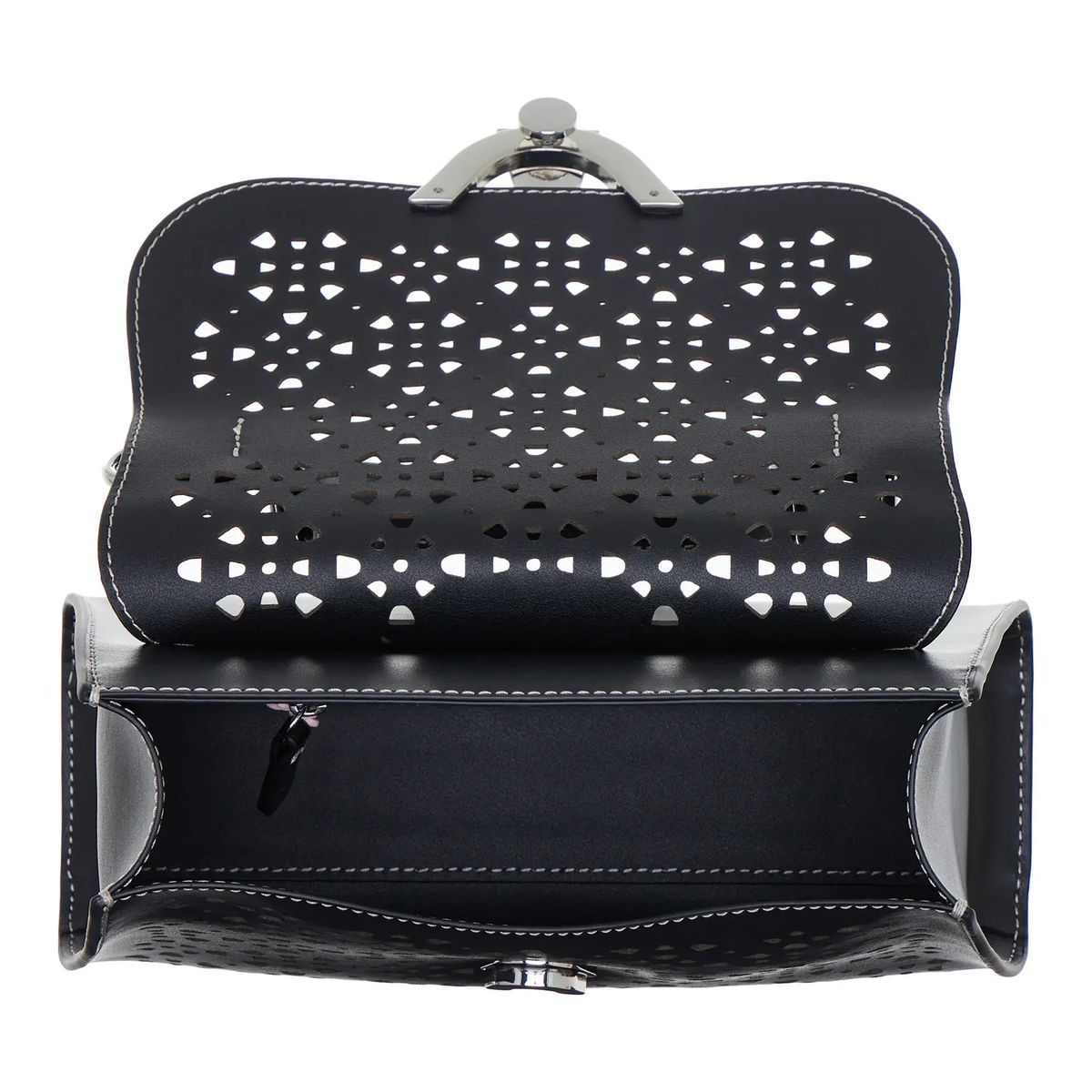 Lasergeschnittene Handtasche mit Griff
