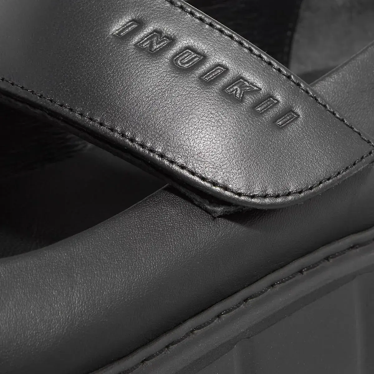 Schwarze Mary Jane Schuhe mit Plateau