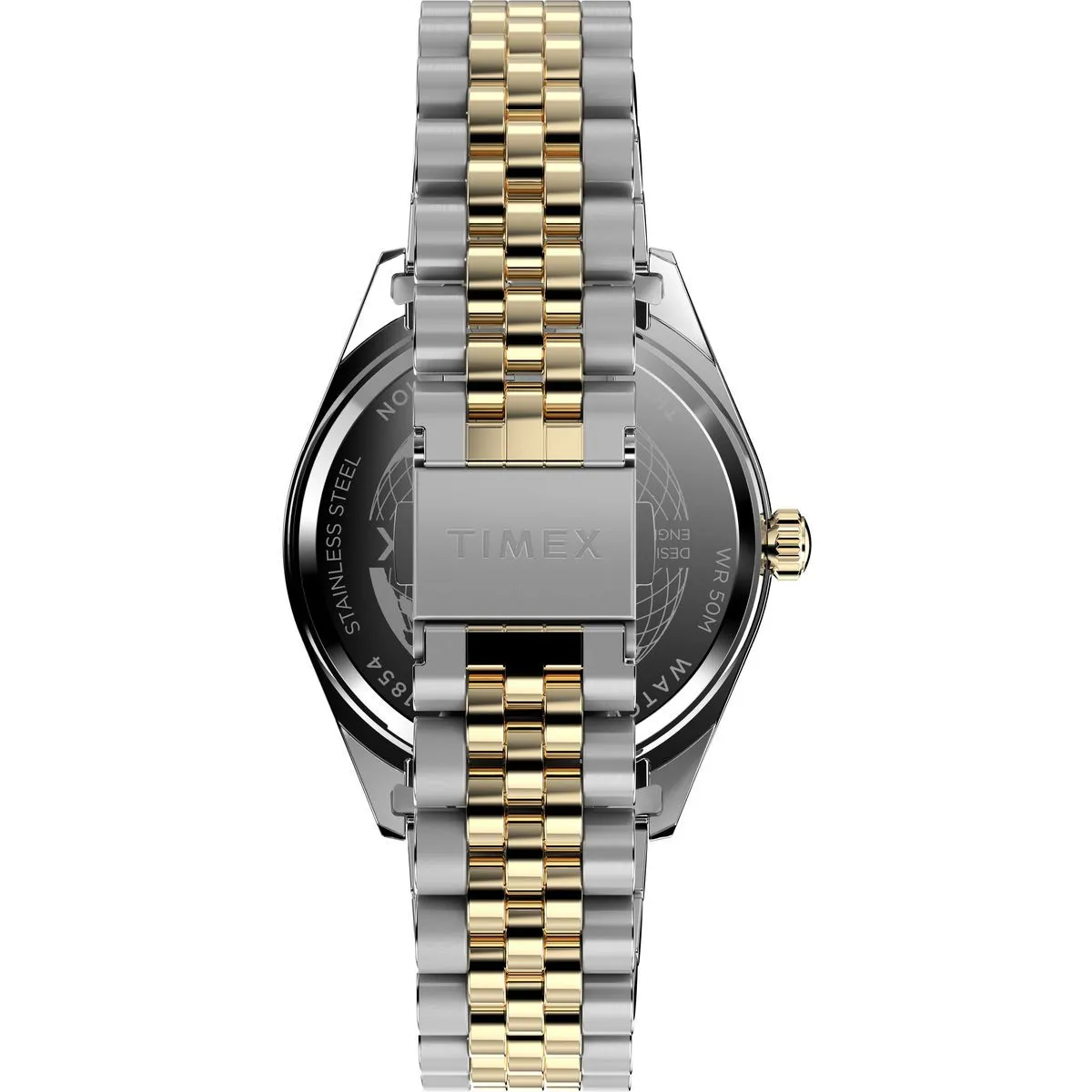 Grün Zifferblatt Zwei-Ton Datumsanzeige Uhr