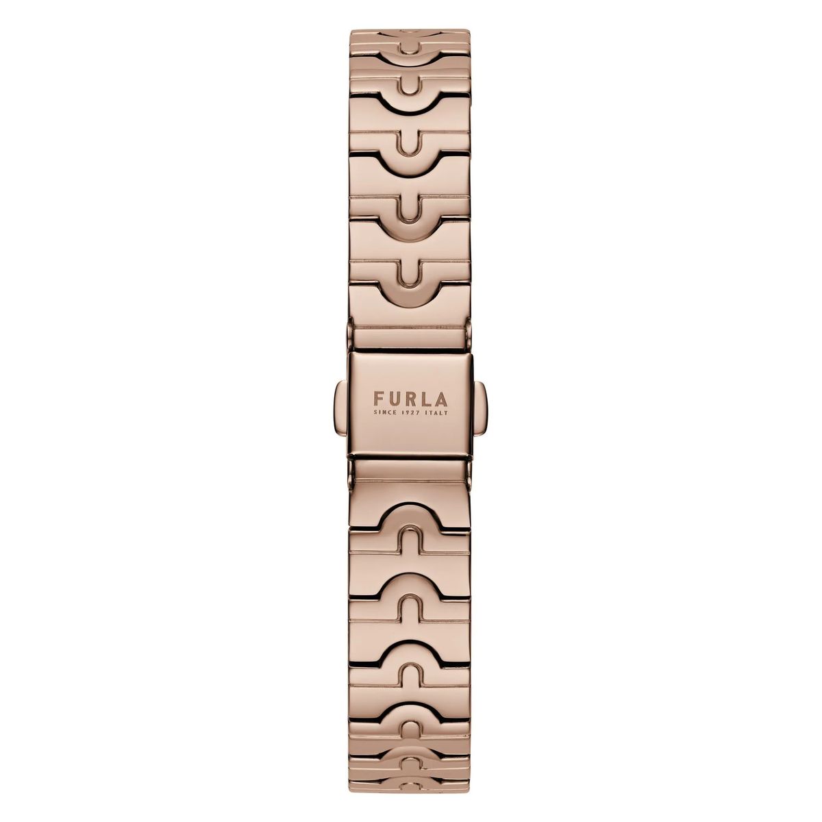 Roségoldfarbene Analog-Uhr