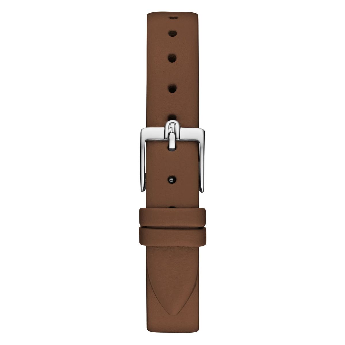 Braune Lederband-Analog-Uhr