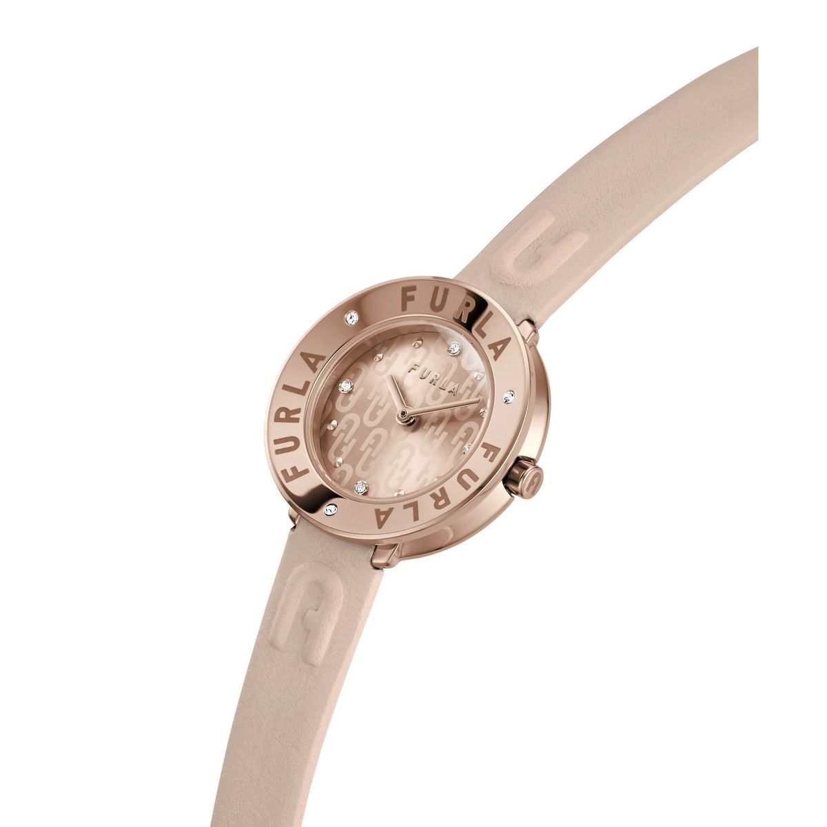 Elegante analoge Uhr mit Lederarmband