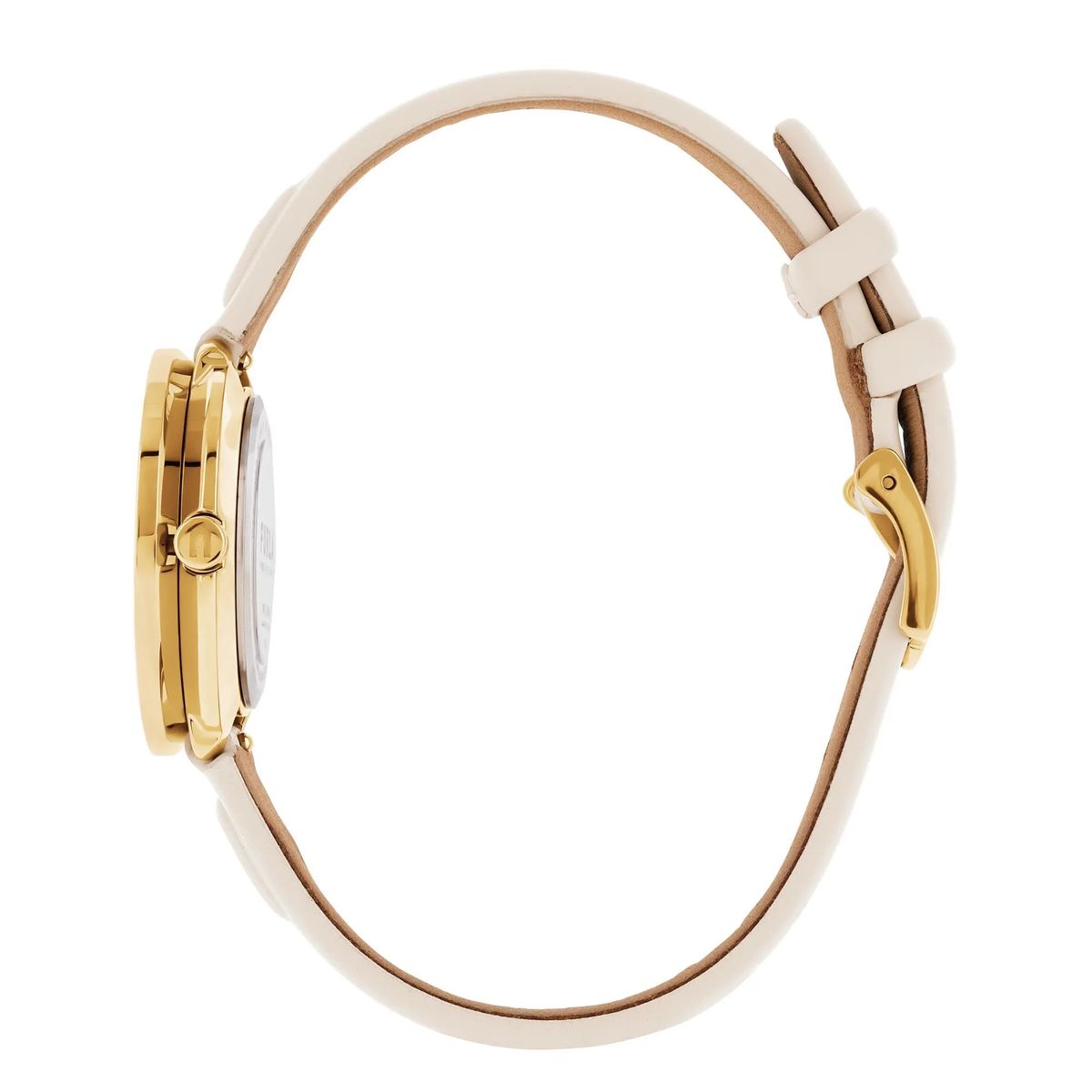 Elegante goldfarbene Damenuhr
