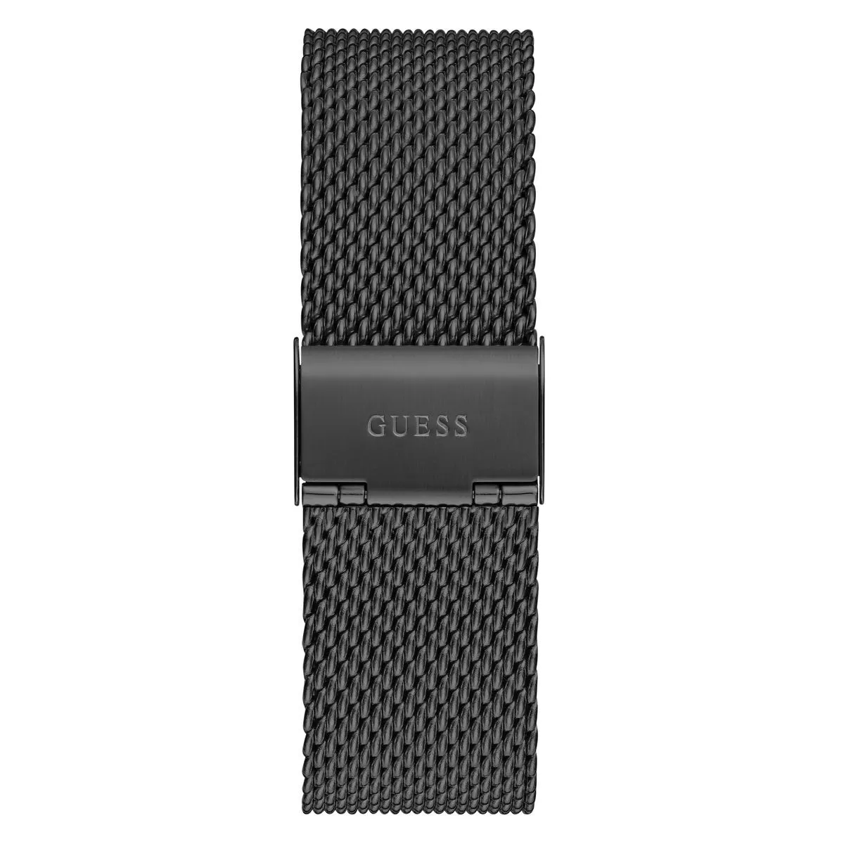 Minimalistische Schwarze Mesh-Armbanduhr