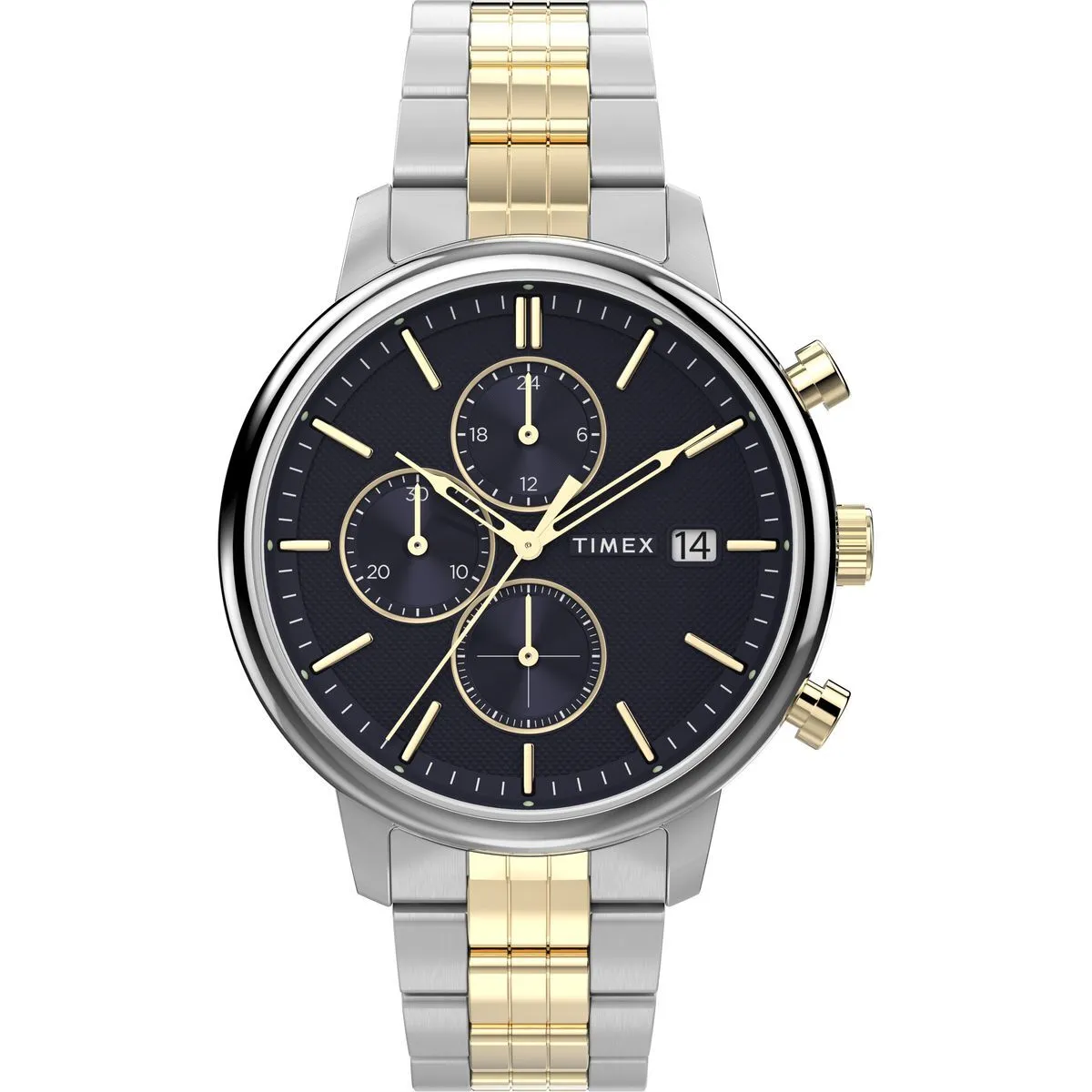 Klassische Chronographenuhr mit Armband