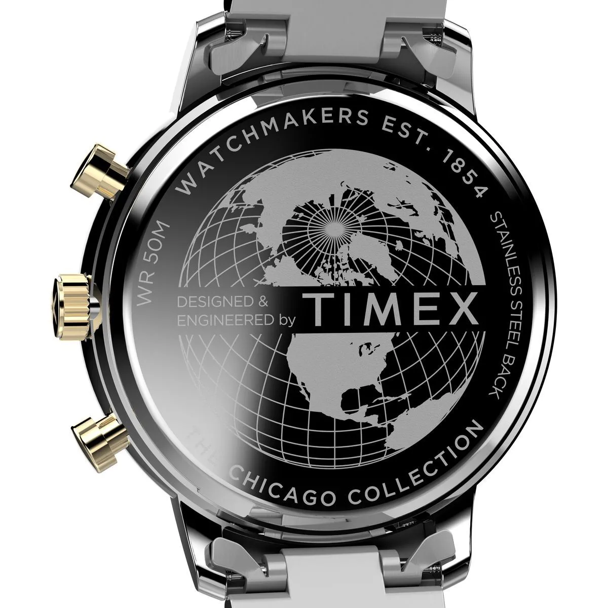Klassische Chronographenuhr mit Armband