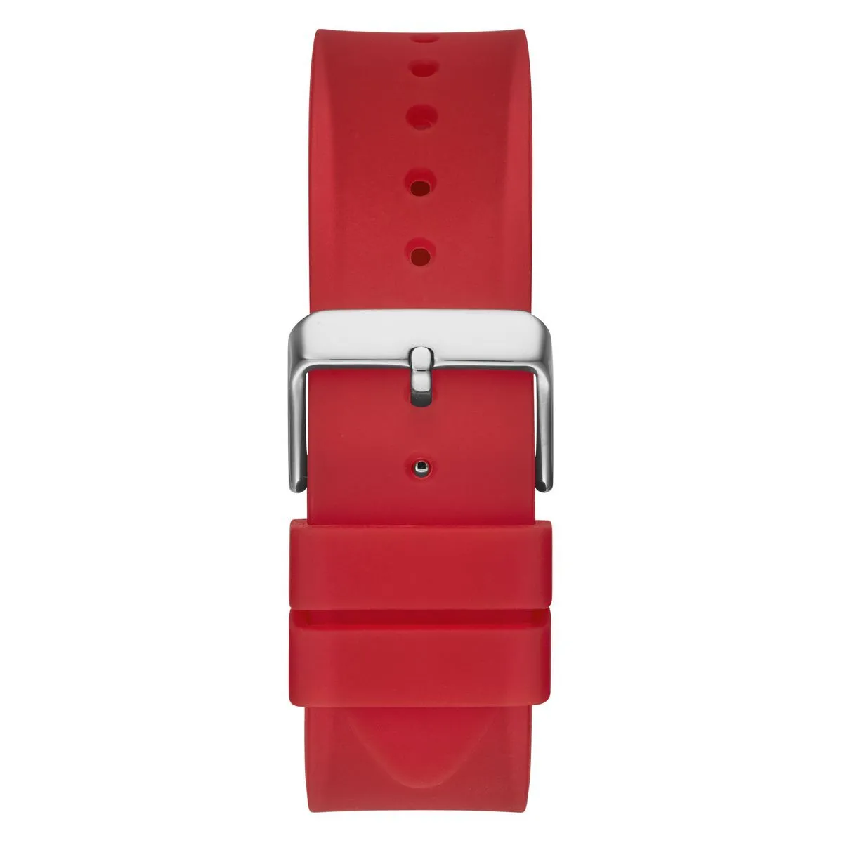 Sportliche rote Silikon Analog Uhr
