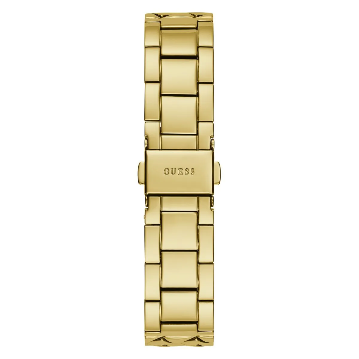 Goldfarbene Metallarmbanduhr