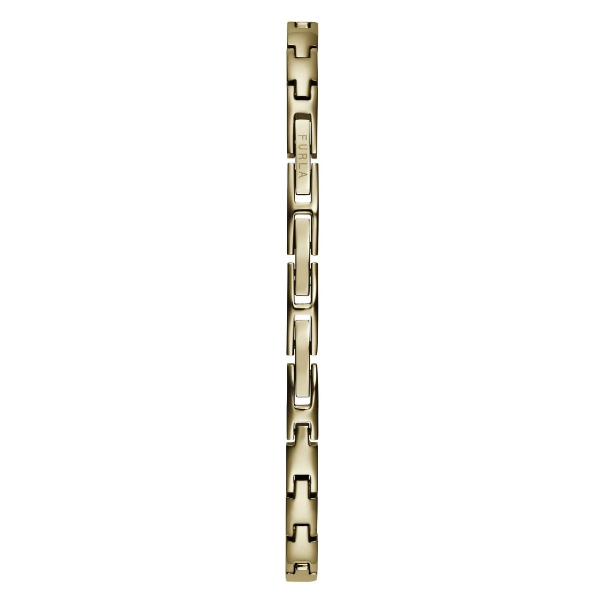 Goldfarbene Damen-Armreif-Uhr