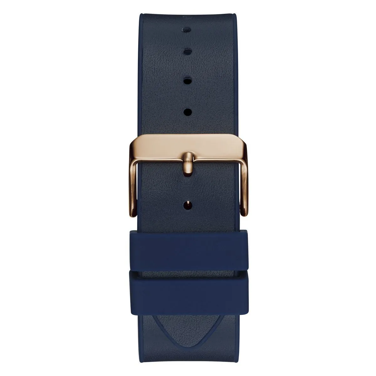 Roségold Chronograph blaue Zifferblatt Uhr