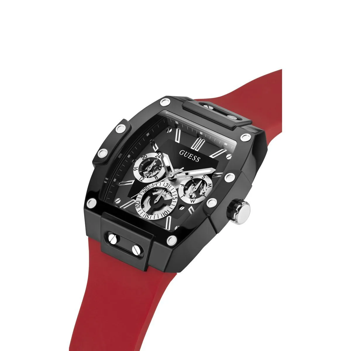 Phoenix rote Silikon Analog Uhr