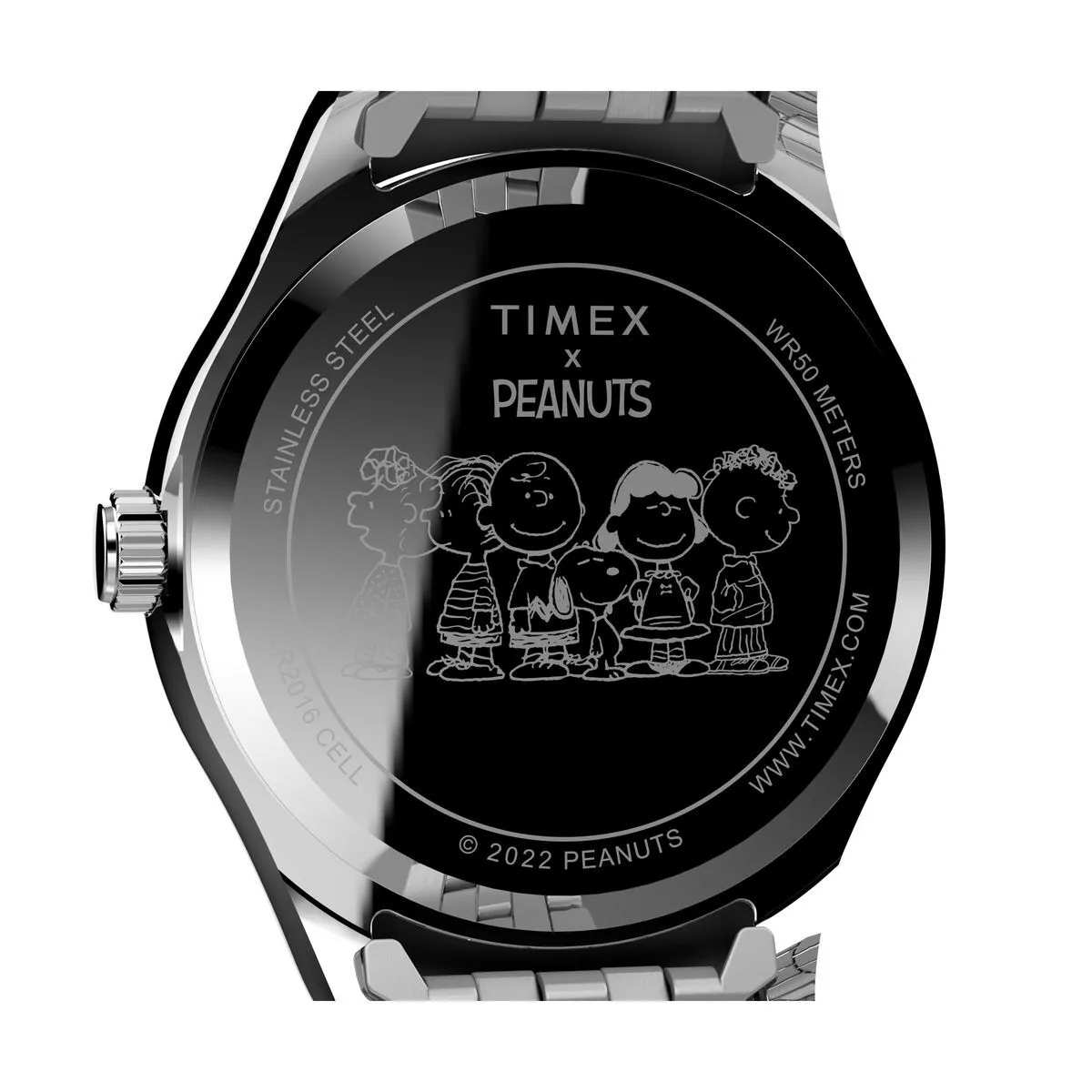 Snoopy Edelstahl Analog Uhr