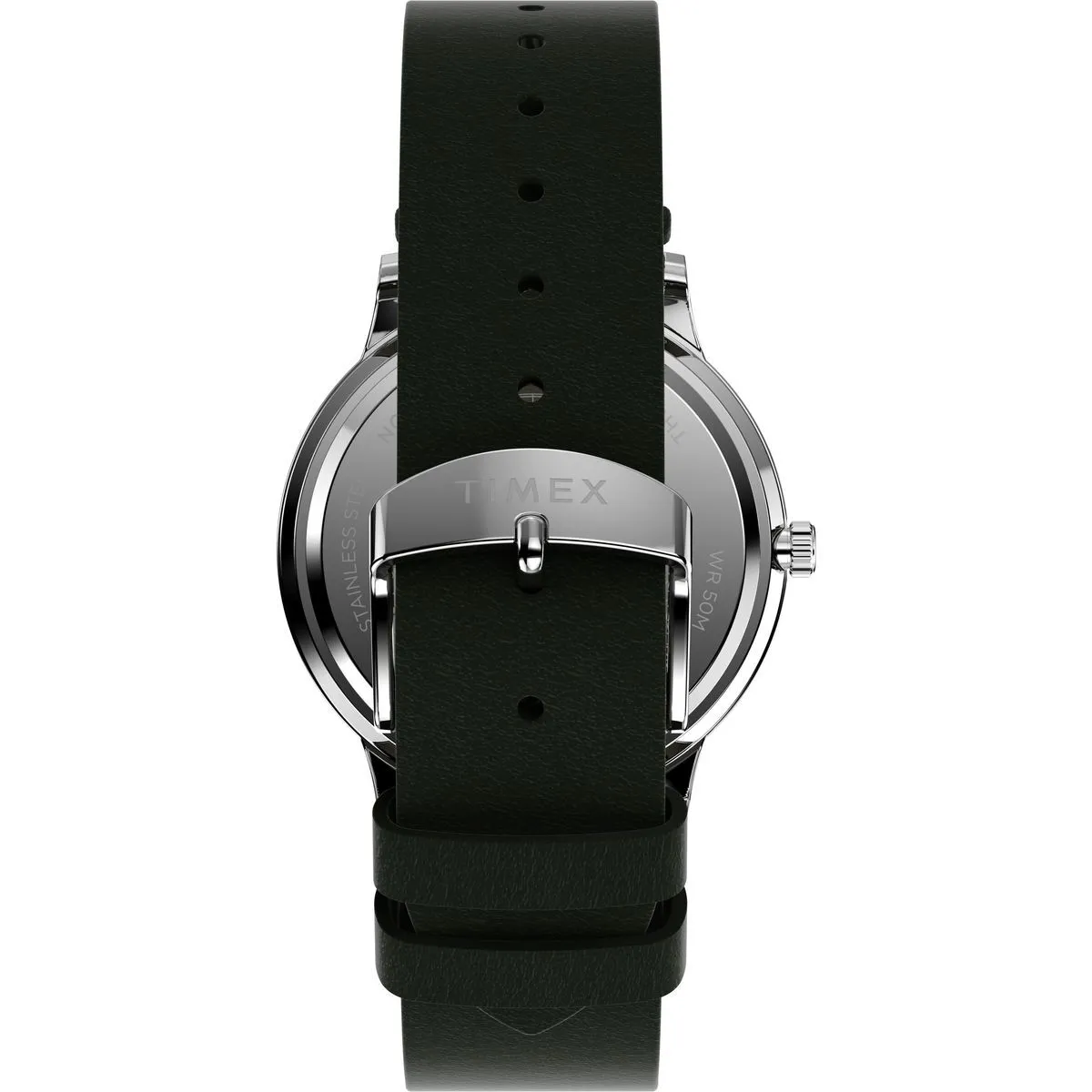 Klassische Analoguhr mit Lederarmband
