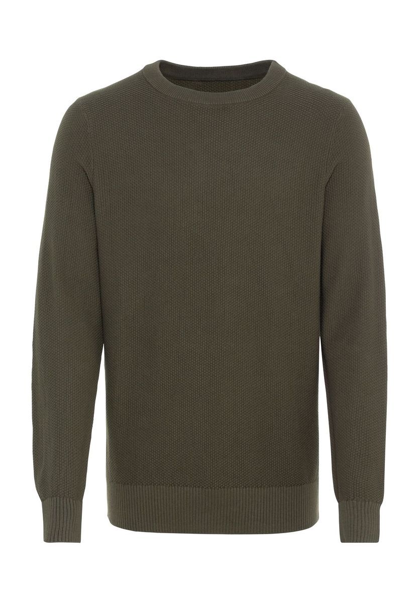 Klassischer Strickpullover mit Rundhalsausschnitt für Herren