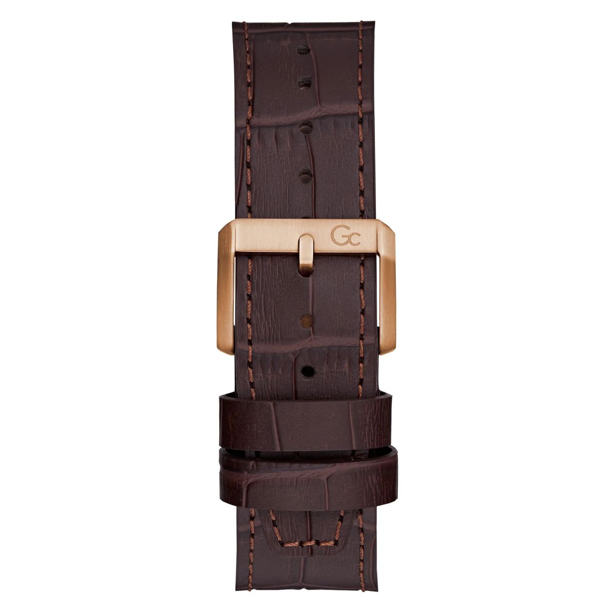 Elegante roségoldene braune Uhr
