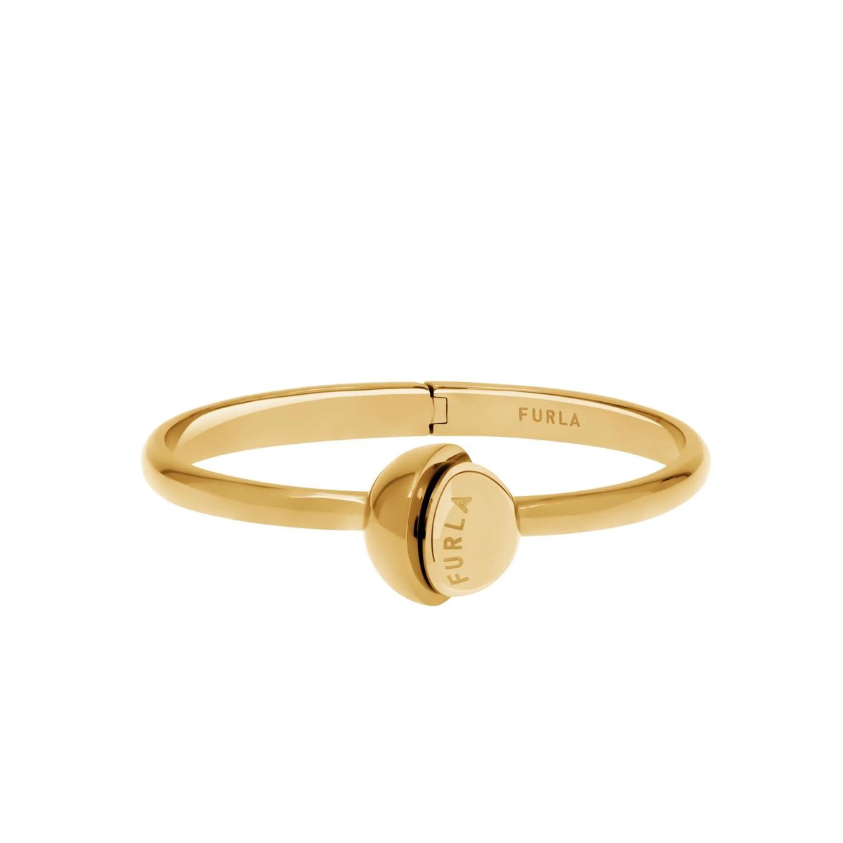 Elegantes goldfarbenes Armreif-Armband