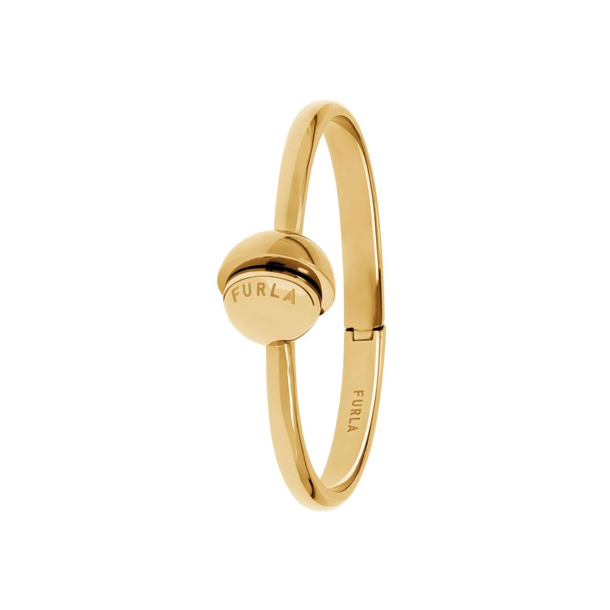Elegantes goldfarbenes Armreif-Armband