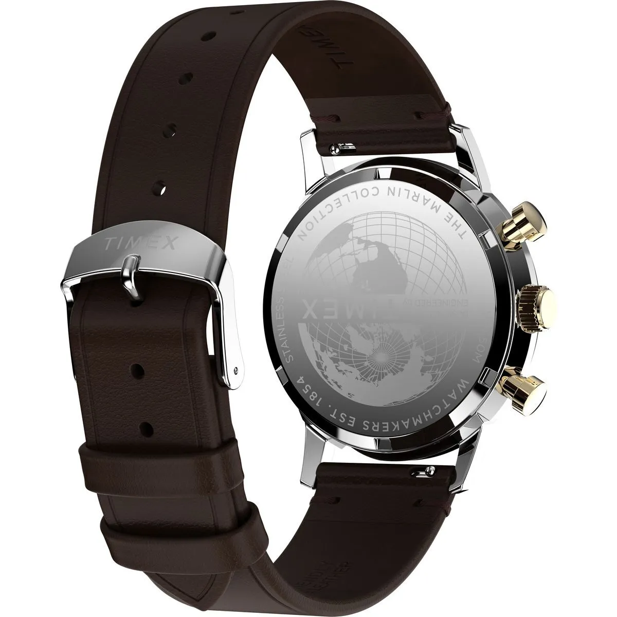 Klassische Marlin Quartz Chronograph Uhr