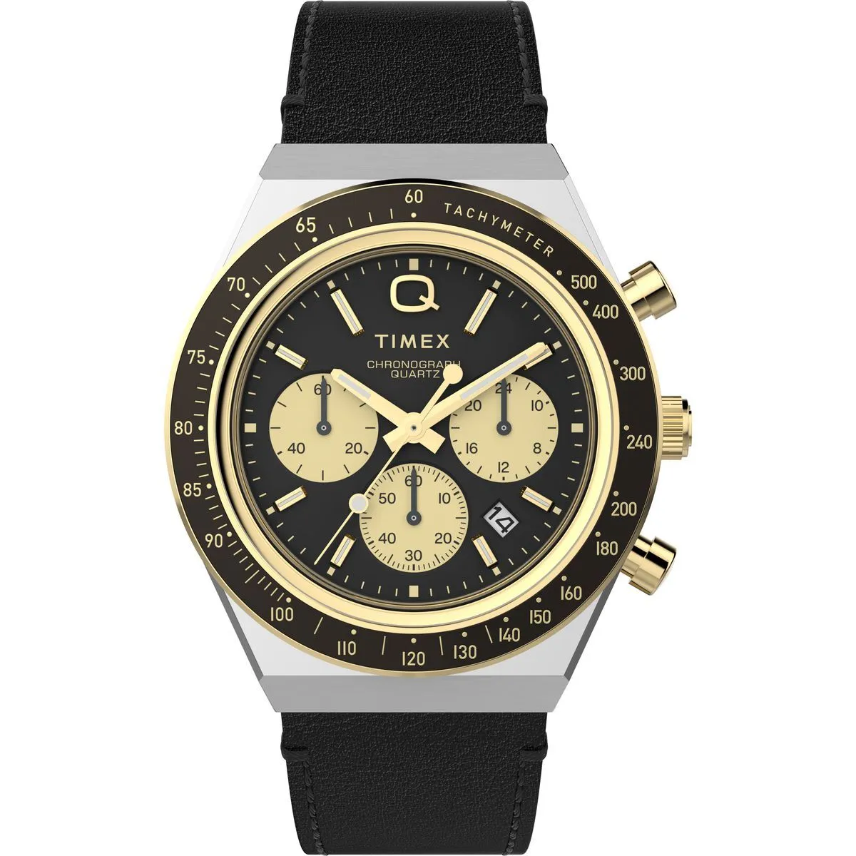 Retro Chronograph Lederuhr