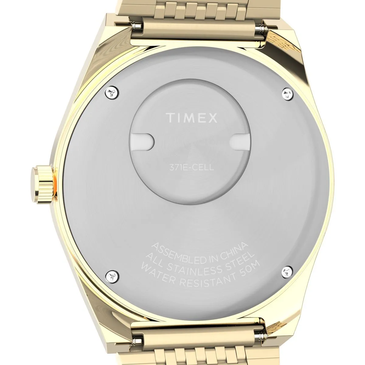 Goldfarbene Quarz Falcon Eye Uhr