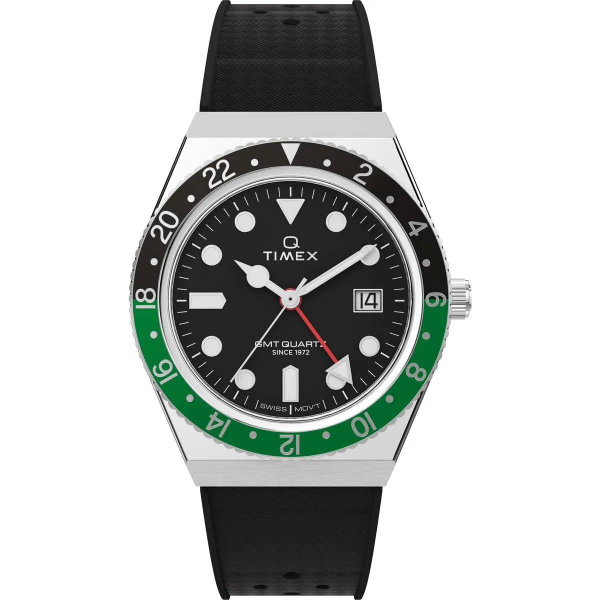 Q Timex GMT Quarzuhr
