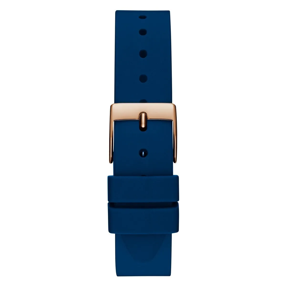 Blaue Analog Uhr mit Kristallakzenten